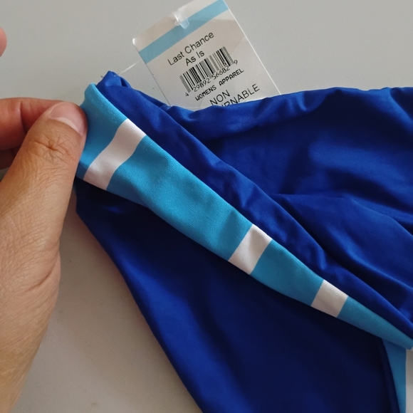 Maaji Sail Sublimity Bikini Bottom - Blue. Size XL - Picture 10 of 11